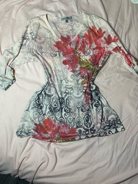 Y2K Vintage mid sleeve shirt